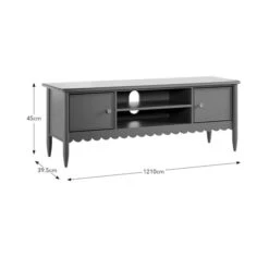 Remi Scalloped Wide TV Unit For TVs Up To 55" -Online Furniture Store 30831008 alt09
