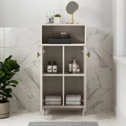 Elsie Tall Bathroom Cabinet 41 Elsie Tall Bathroom Cabinet -Online Furniture Store 30831343 alt01