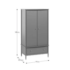 Remi Double Wardrobe -Online Furniture Store 30832365 alt09