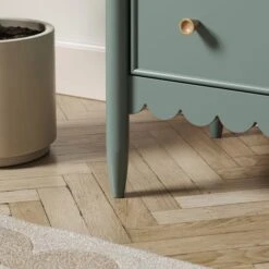 Remi Wide 6 Drawer Chest, Lilypad Green -Online Furniture Store 30832366 alt04