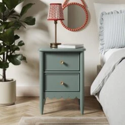 Remi 2 Drawer Bedside Table -Online Furniture Store 30832375