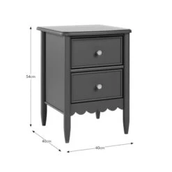Remi 2 Drawer Bedside Table -Online Furniture Store 30832380 alt09