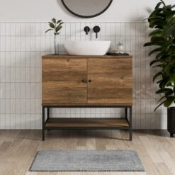 Fulton Vanity Unit, Pine Effect
