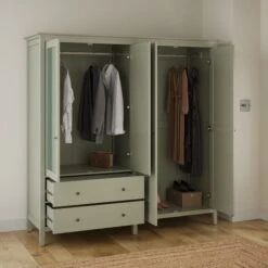 Lynton Mirrored 4 Door Wardrobe -Online Furniture Store 30832618 alt01