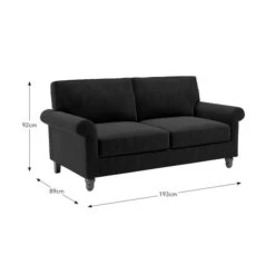 Bettie Velvet 3 Seater Double Sofa Bed -Online Furniture Store 30833519 alt09