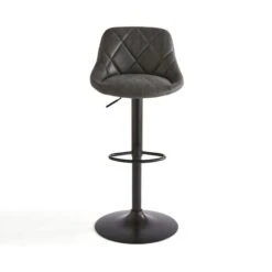 Noah Height Adjustable Bar Stool, Faux Suede -Online Furniture Store 30834813 alt02