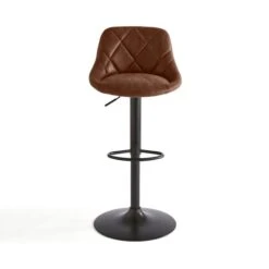 Noah Height Adjustable Bar Stool, Faux Suede -Online Furniture Store 30834814 alt02