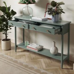Remi Scalloped Console Table -Online Furniture Store 30835261 alt01