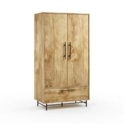 Bryant Double Wardrobe, Mango Wood Effect -Online Furniture Store 30836569 alt05