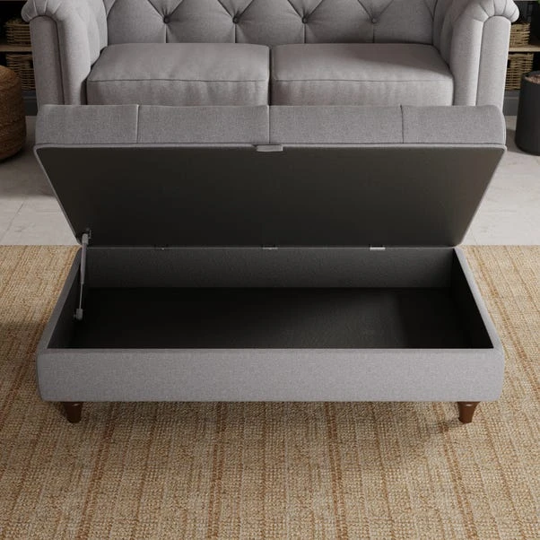 Chesterfield Soft Texture Storage Footstool 6 Chesterfield Soft Texture Storage Footstool - Image 4