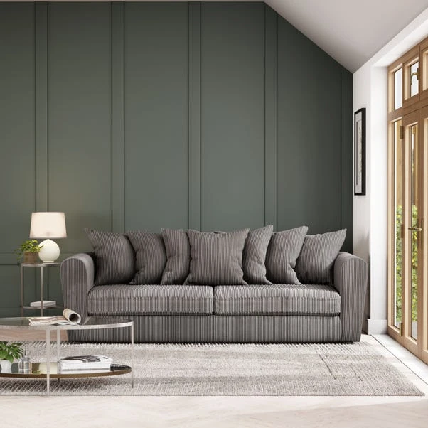 Blake Curved Arm Scatter Back Jumbo Cord 4 Seater Sofa 13 Blake Curved Arm Scatter Back Jumbo Cord 4 Seater Sofa - Image 11