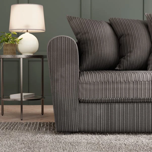 Blake Curved Arm Scatter Back Jumbo Cord 4 Seater Sofa 17 Blake Curved Arm Scatter Back Jumbo Cord 4 Seater Sofa - Image 15