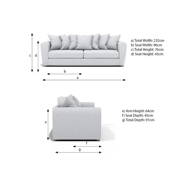 Blake Curved Arm Scatter Back Jumbo Cord 4 Seater Sofa 22 Blake Curved Arm Scatter Back Jumbo Cord 4 Seater Sofa - Image 20