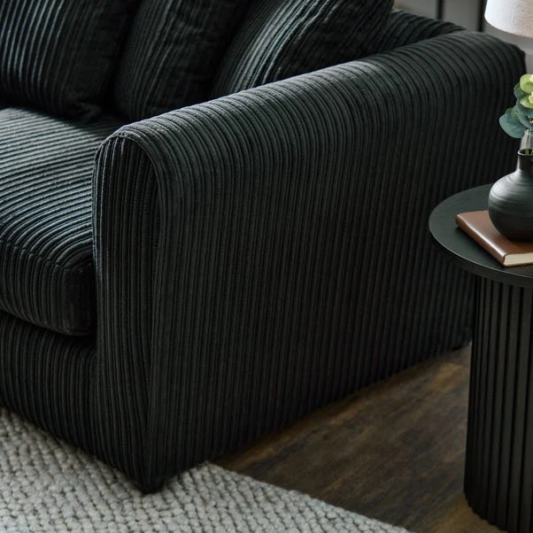 Blake Curved Arm Scatter Back Jumbo Cord 4 Seater Sofa 7 Blake Curved Arm Scatter Back Jumbo Cord 4 Seater Sofa - Image 5