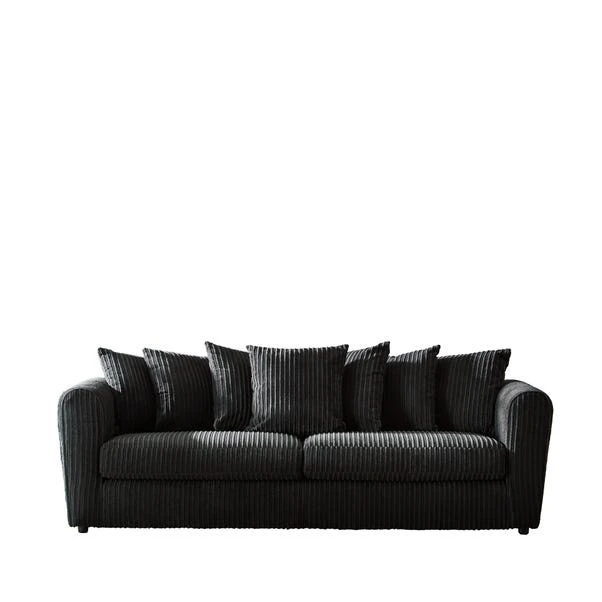 Blake Curved Arm Scatter Back Jumbo Cord 4 Seater Sofa 10 Blake Curved Arm Scatter Back Jumbo Cord 4 Seater Sofa - Image 8