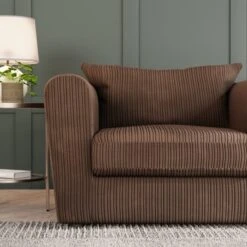 Blake Curved Arm Jumbo Cord Snuggle Chair -Online Furniture Store 30842463 alt04