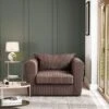 Blake Curved Arm Jumbo Cord Snuggle Chair -Online Furniture Store 30842464