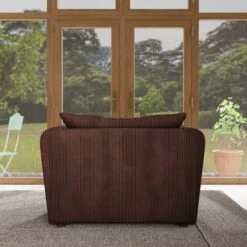 Blake Curved Arm Jumbo Cord Snuggle Chair -Online Furniture Store 30842464 alt03