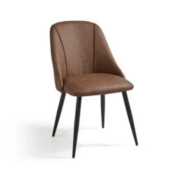 Set Of 2 Luna Dining Chairs, Faux Leather -Online Furniture Store 30842644 alt06