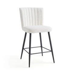 Taylor Counter Height Bar Stool, Ivory Boucle 13 Taylor Counter Height Bar Stool, Ivory Boucle -Online Furniture Store 30842646 alt04