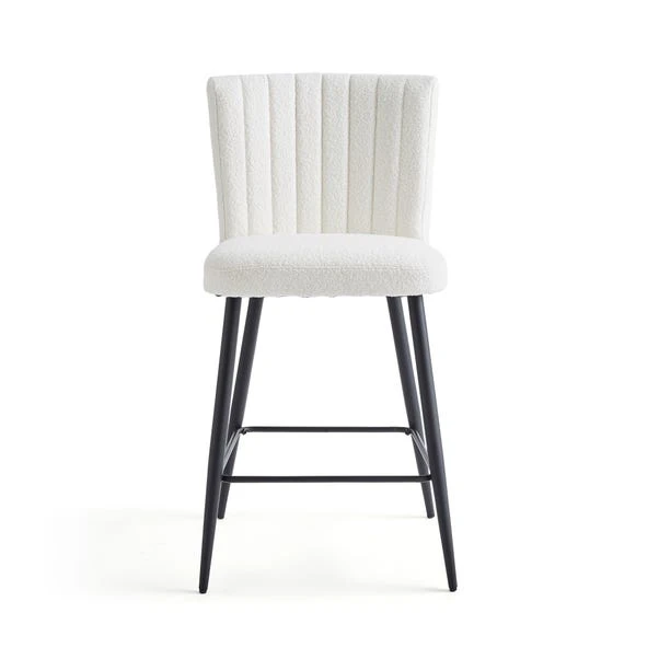 Taylor Counter Height Bar Stool, Ivory Boucle 8 Taylor Counter Height Bar Stool, Ivory Boucle - Image 6