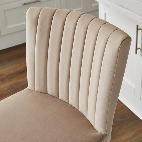 Taylor Counter Height Stool, Velvet 6 Taylor Counter Height Stool, Velvet - Image 4