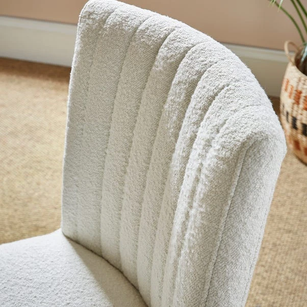 Taylor Dining Chair, Ivory Boucle 5 Taylor Dining Chair, Ivory Boucle - Image 3