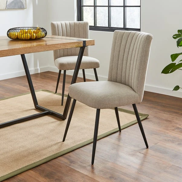 Taylor Dining Chair, Natural Fabric 3 Taylor Dining Chair, Natural Fabric
