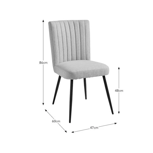 Taylor Dining Chair, Natural Fabric 9 Taylor Dining Chair, Natural Fabric - Image 7