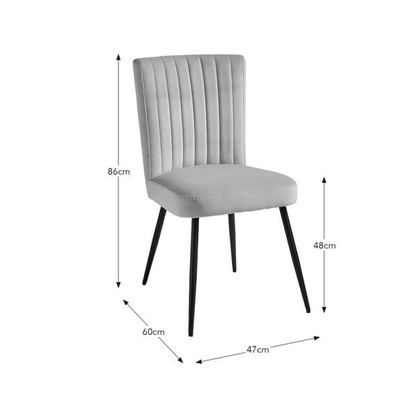 Taylor Dining Chair, Velvet 14 Taylor Dining Chair, Velvet - Image 12