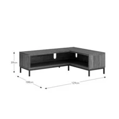 Fulton Open Corner TV Unit Pine For TVs Up To 55" -Online Furniture Store 30843910 alt09