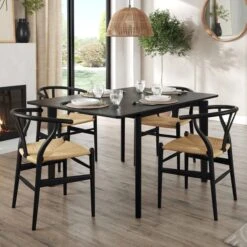 Hudson 2-4 Seater Square Extendable Dining Table, Oak -Online Furniture Store 30843939 alt01