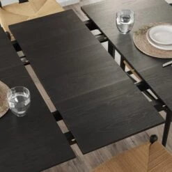 Hudson 2-4 Seater Square Extendable Dining Table, Oak -Online Furniture Store 30843939 alt03