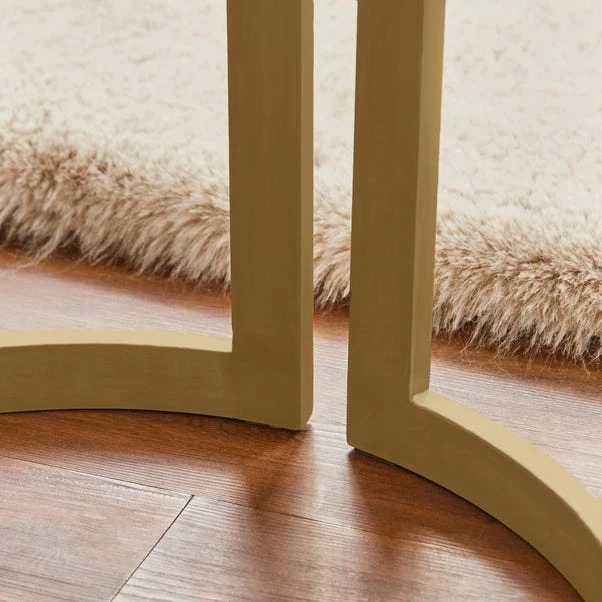 Sascha 4 Seater Round Dining Table, Marble 5 Sascha 4 Seater Round Dining Table, Marble - Image 3