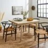 Laila 2-4 Seater Square Extendable Dining Table, Mango Wood 2 Laila 2-4 Seater Square Extendable Dining Table, Mango Wood -Online Furniture Store 30846989