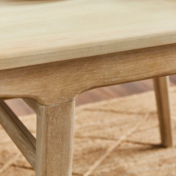 Laila 2-4 Seater Square Extendable Dining Table, Mango Wood 8 Laila 2-4 Seater Square Extendable Dining Table, Mango Wood - Image 6