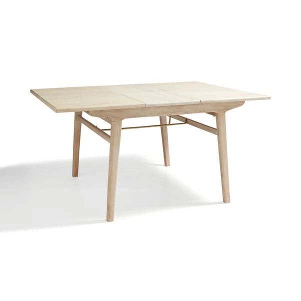 Laila 2-4 Seater Square Extendable Dining Table, Mango Wood 10 Laila 2-4 Seater Square Extendable Dining Table, Mango Wood - Image 8