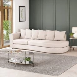 Blake Curved Arm Scatter Back Soft Texture Corner Chaise 33 Blake Curved Arm Scatter Back Soft Texture Corner Chaise -Online Furniture Store 30847970 alt01