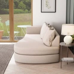 Blake Curved Arm Scatter Back Soft Texture Corner Chaise 34 Blake Curved Arm Scatter Back Soft Texture Corner Chaise -Online Furniture Store 30847970 alt02