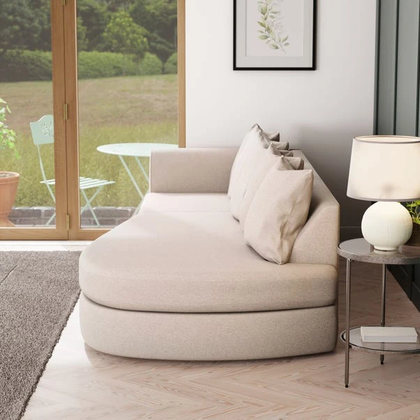 Blake Curved Arm Scatter Back Soft Texture Corner Chaise 15 Blake Curved Arm Scatter Back Soft Texture Corner Chaise - Image 13