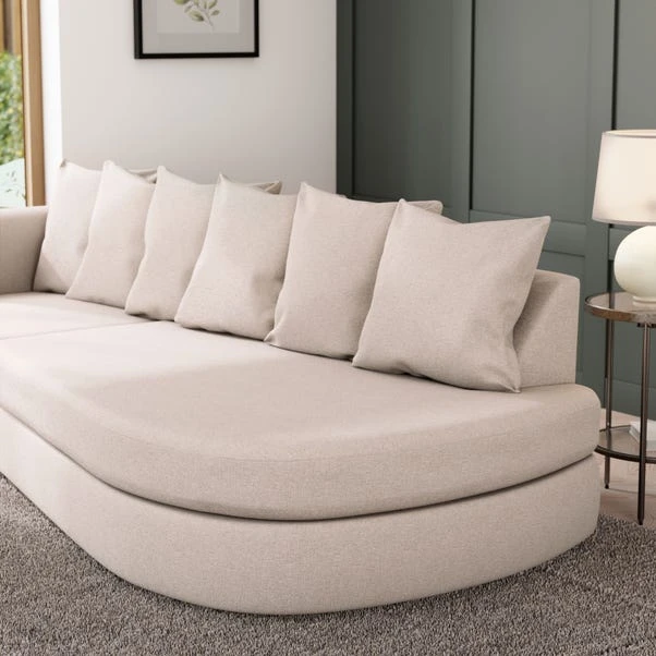 Blake Curved Arm Scatter Back Soft Texture Corner Chaise 18 Blake Curved Arm Scatter Back Soft Texture Corner Chaise - Image 16