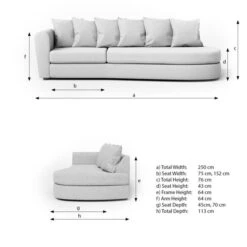 Blake Curved Arm Scatter Back Soft Texture Corner Chaise 41 Blake Curved Arm Scatter Back Soft Texture Corner Chaise -Online Furniture Store 30847970 alt09