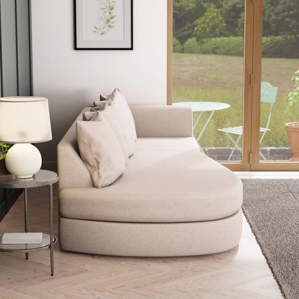 Blake Curved Arm Scatter Back Soft Texture Corner Chaise 5 Blake Curved Arm Scatter Back Soft Texture Corner Chaise - Image 3