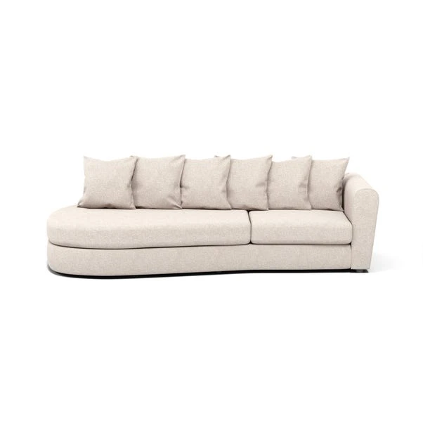 Blake Curved Arm Scatter Back Soft Texture Corner Chaise 10 Blake Curved Arm Scatter Back Soft Texture Corner Chaise - Image 8