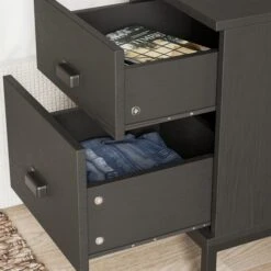 Fulton 2 Drawer Slim Bedside Table -Online Furniture Store 30848997 alt03