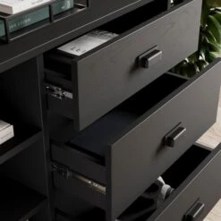 Fulton Small Sideboard, Black Oak -Online Furniture Store 30849004 alt02