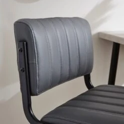 Rhys Height Adjustable Bar Stool, PU 29 Rhys Height Adjustable Bar Stool, PU -Online Furniture Store 30851818 alt01