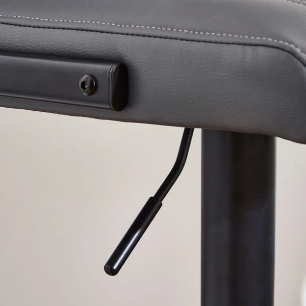 Rhys Height Adjustable Bar Stool, PU 15 Rhys Height Adjustable Bar Stool, PU - Image 13