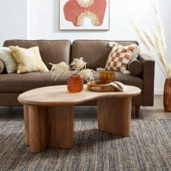 Ludo Kidney Shaped Coffee Table, Mango Wood 17 Ludo Kidney Shaped Coffee Table, Mango Wood -Online Furniture Store 30856714