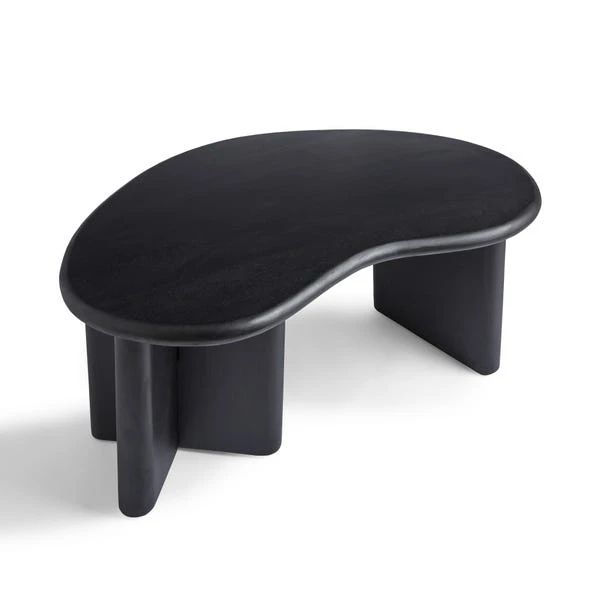 Ludo Kidney Shaped Coffee Table, Mango Wood 7 Ludo Kidney Shaped Coffee Table, Mango Wood - Image 5